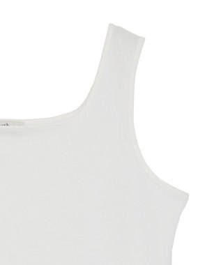 earth music&ecology チュールレースヘムインナー Off White