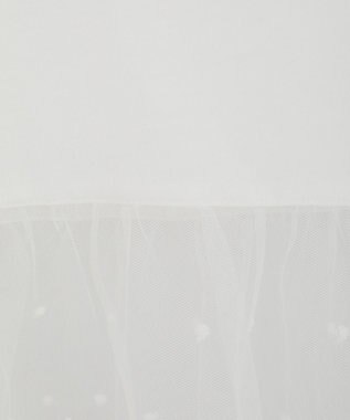 earth music&ecology チュールレースヘムインナー Off White