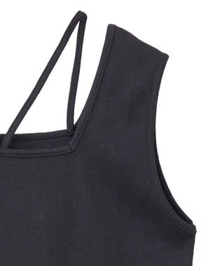 Green Parks マルチストラップテレコタンク Black