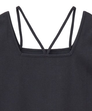 Green Parks マルチストラップテレコタンク Black