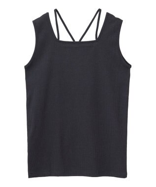 Green Parks マルチストラップテレコタンク Black