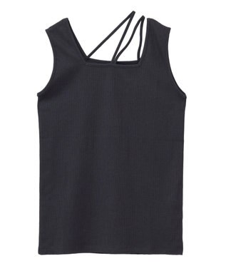 Green Parks マルチストラップテレコタンク Black