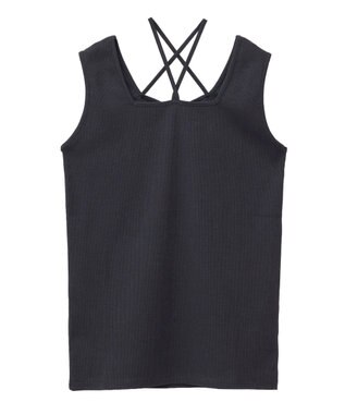 Green Parks マルチストラップテレコタンク Black