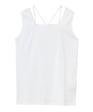 Green Parks マルチストラップテレコタンク Off White