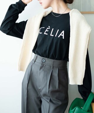 WEGO 【WEB限定】クルーネックプリントロンT 柄2