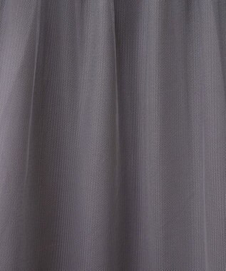 Green Parks ２ｗａｙチュールティアードフリルスカート（ペチ付き） Gray