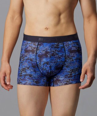 WACOAL MEN 【キモチイイパンツ】 ボクサーパンツ 動きにフィット フロント快適グラマラス 吸汗速乾 上質なフィット感 肌あたり軽減設計 前閉じ 下着 メンズ GT3371 /ブロス バイ ワコールメン ブルー