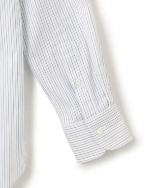 J.PRESS MEN 【WEB・一部店舗限定】ターコイズストライプシャツ/B.D. ターコイズブルー系1