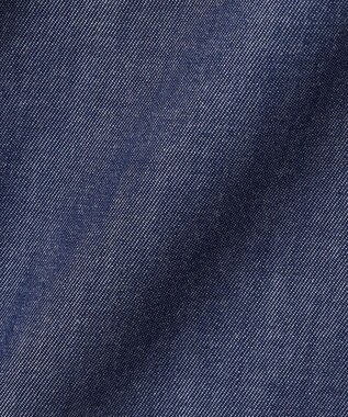 ICB L 【洗える】PlaX コットンソフトデニムスカート インディゴ系