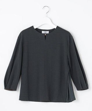 J.PRESS LADIES L セルロースリバー カットソー ダークグリーン系