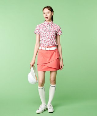 23区GOLF 【WOMEN】【吸水速乾・UVケア】ＳＡＫＵＲＡモチーフプリント 半袖シャツ ピンク系5