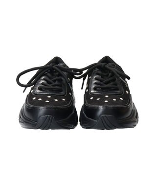 Bridget Birkin 【Bridget Birkin】キルティングストーンスニーカー ブラックコンビ