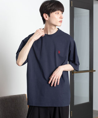 WEGO U.S. POLO ASSN.別注 接触冷感T（SS） ネイビー