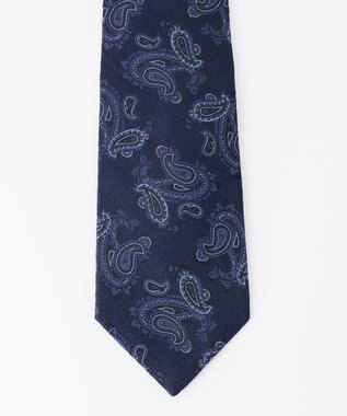 J.PRESS MEN 【J.PRESS SPUN SILK COLLECTION】ヴィンテージジャガード ネクタイ ネイビー系7