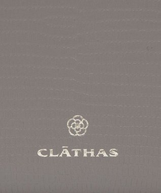 CLATHAS ペーシュ ラウンド長財布 ダークグレー