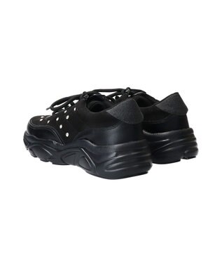 Bridget Birkin 【Bridget Birkin】キルティングストーンスニーカー ブラックコンビ