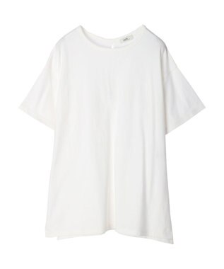earth music&ecology バックスリットねじりチュニックＴ Off White