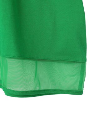 Green Parks 【適ON】遮熱チュールドッキングプルオーバー Green