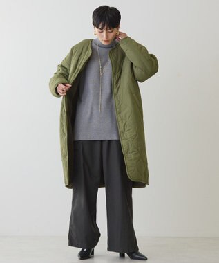 AMERICAN HOLIC 【WEB限定】あったかリバーシブルキルティングコート Khaki