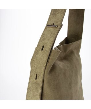 UNBILLION カシュカシュ cachecache / フェイクスエードホーボーバッグ カーキ