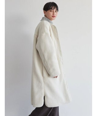 AMERICAN HOLIC 【WEB限定】あったかリバーシブルキルティングコート Ivory
