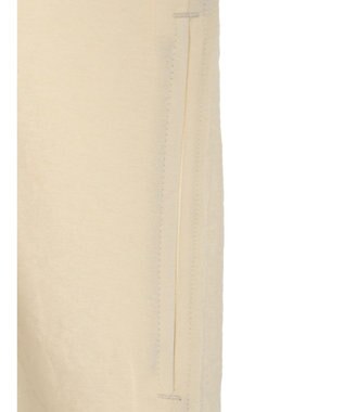 AMERICAN HOLIC 接触冷感バンドカラー切替シャツワンピース Ivory