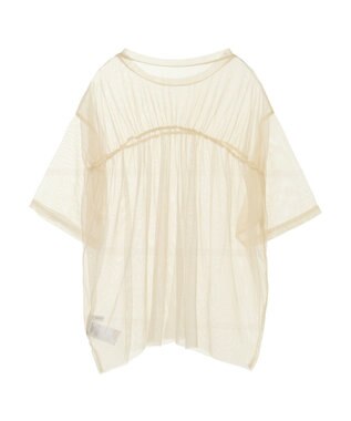 AMERICAN HOLIC チュールオーバーサイズＴシャツ Ivory