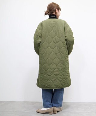 AMERICAN HOLIC 【WEB限定】あったかリバーシブルキルティングコート Khaki