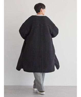 AMERICAN HOLIC 【WEB限定】あったかリバーシブルキルティングコート Black