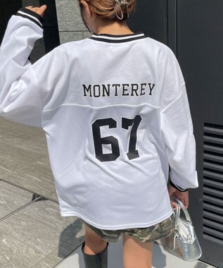 WEGO ナンバリングキリカエプルオーバー ホワイト