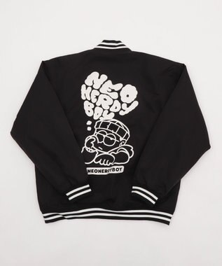 WEGO 【ユニセックス着用ITEM】グラフィックパファースタジャン ブラックその他