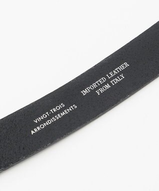 23区 【CLASSY.1月号掲載】カーブバックル ベルト ブラック系