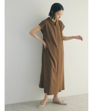 Green Parks armonia.襟付きフレアワンピース