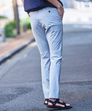 JOSEPH ABBOUD MOUNTAIN 【レディースシルエット・2WAYストレッチ/撥水】コーデュラ クライミング パンツ ライトグレー系