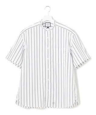 J.PRESS YORK STREET 【UNISEX】ストライプ シャツ ホワイト系1