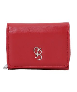 WEGO イニシャルパーツミニウォレット レッド