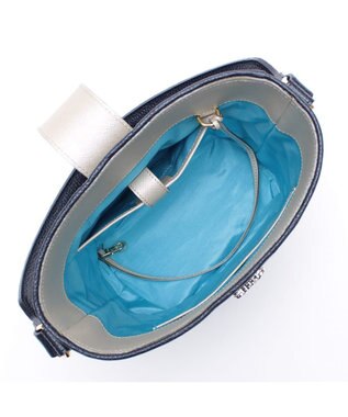 A.D.M.J. 【牛革】バケットトート18cm(Dカン＋) NAVY