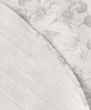 JOSEPH ABBOUD 【キングサイズ・自然な光沢感】コットンビエラフラワープリント シャツ アイボリー系5