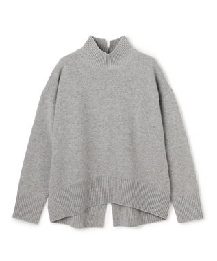UNFILO カシミヤブレンド ハイネックニット グレー