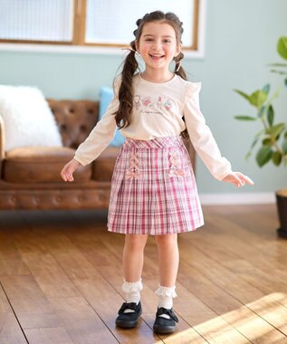 ANY KIDS 【WEB限定】7days プリント Tシャツ オフホワイト×コスメ