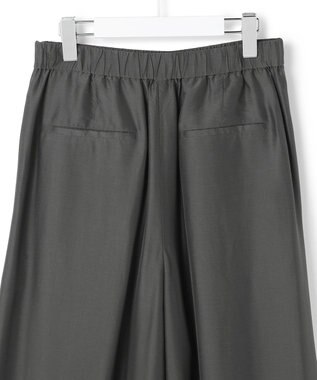 23区 【先行予約】クールタッチタフタ ギャザーワイドパンツ グレー系
