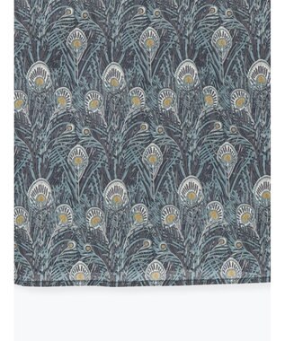 Te chichi 【LIBERTY FABRICS】フレアスリーブブラウス チャコールグレー