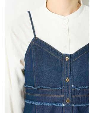 CRAFT STANDARD BOUTIQUE デニム２ＷＡＹキャミビスチェ Indigo
