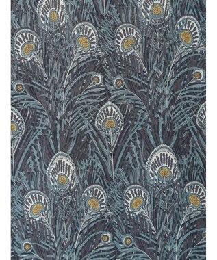 Te chichi 【LIBERTY FABRICS】フレアスリーブブラウス チャコールグレー