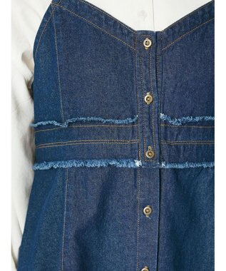 CRAFT STANDARD BOUTIQUE デニム２ＷＡＹキャミビスチェ Indigo
