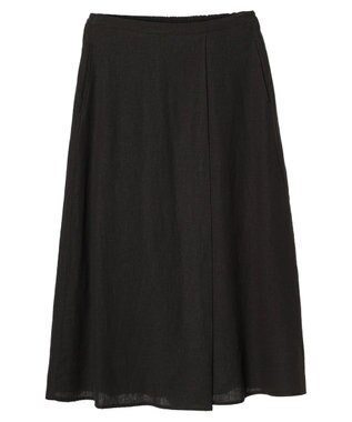 AMERICAN HOLIC リネンブレンドフレアスカート1 Charcoal Gray