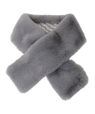 AMERICAN HOLIC リバーシブルフェイクファーティペット Gray