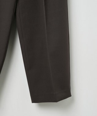 WEGO トロミ　ベルト付きワイドスラックス ブラウン