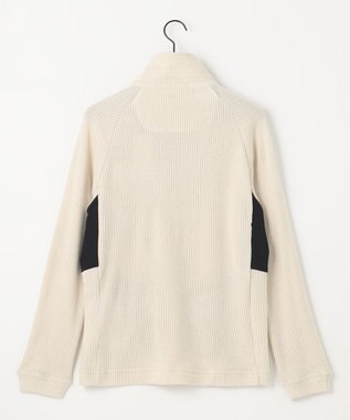 JOSEPH ABBOUD MOUNTAIN 【吸湿発熱/蓄熱保温/ソフト】ソフトウォームワッフル ポロシャツ アイボリー系