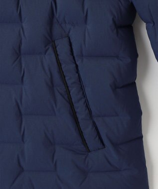 JOSEPH ABBOUD 【軽量/ポケッタブル/撥水】 2WAYストレッチ・パッカブル ダウン ブルゾン ネイビー系